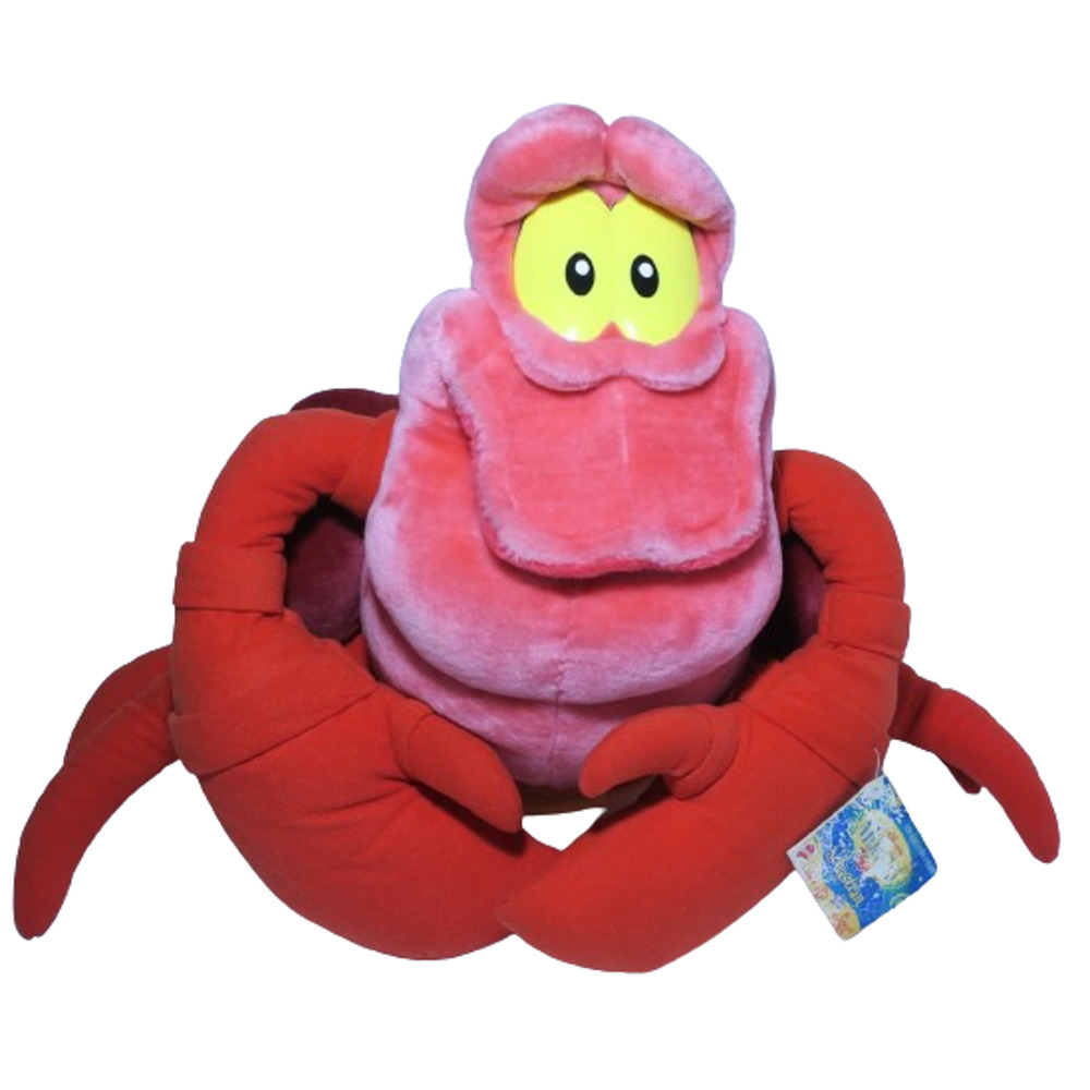 BIG Sebastian the Crab Plush Little Mermaid 32" x 19" Plush Disney Mattel Toy 🔥
